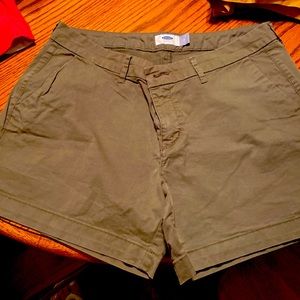 Army green old navy size 8 shorts